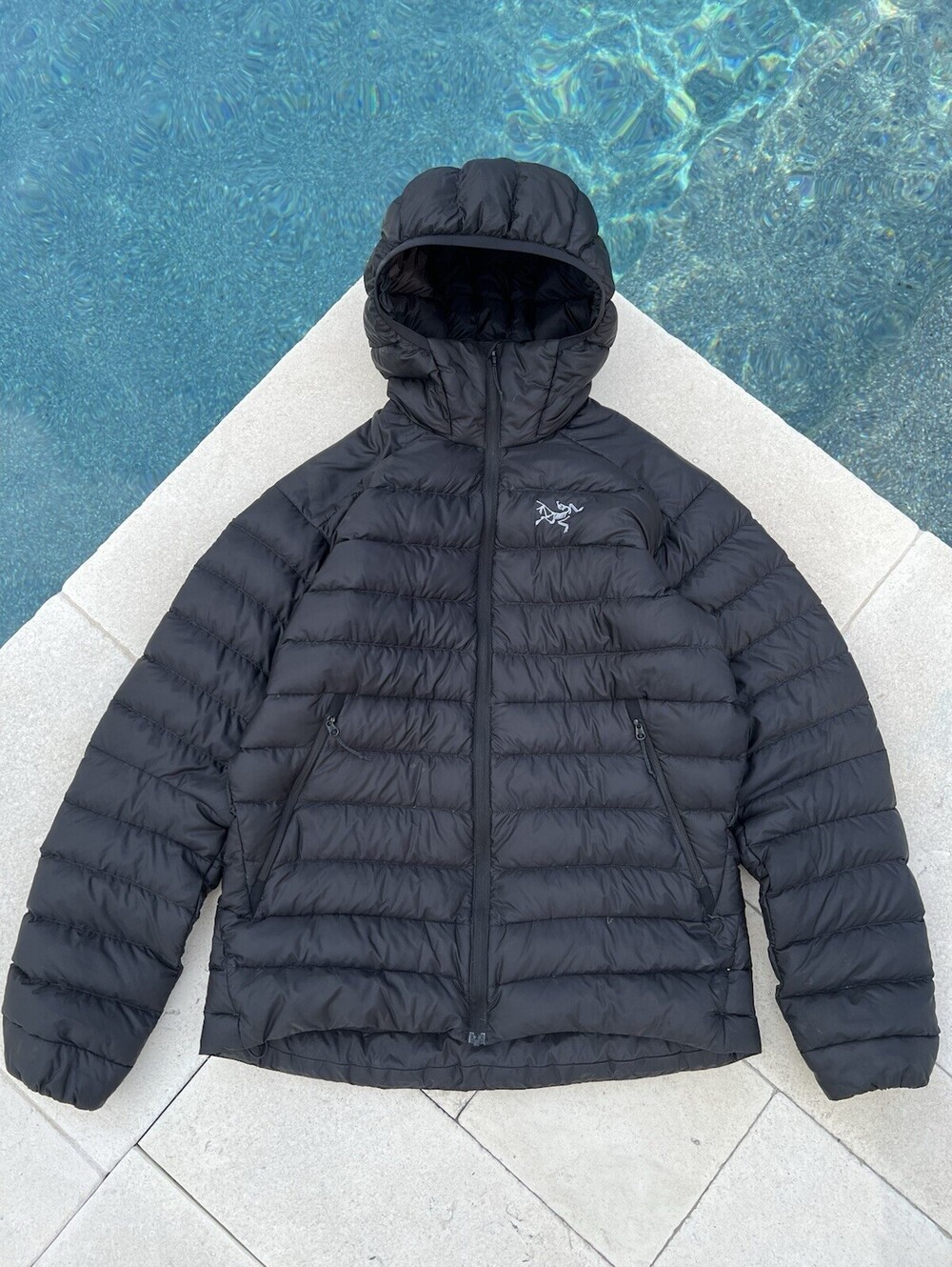 Arcteryx Cerium LT Down Hoody Black Small Down Insulated Gorp Packable Jacket